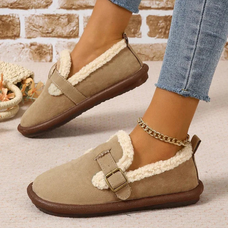 Charlotte - Warm and Comfortable Flat Shoes