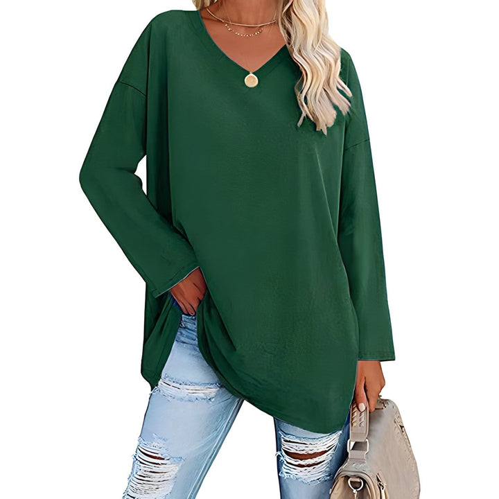 Yvette - Relaxed V-Neck Sweater