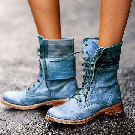 Nadia - Women’s Vintage Lace-Up Boots