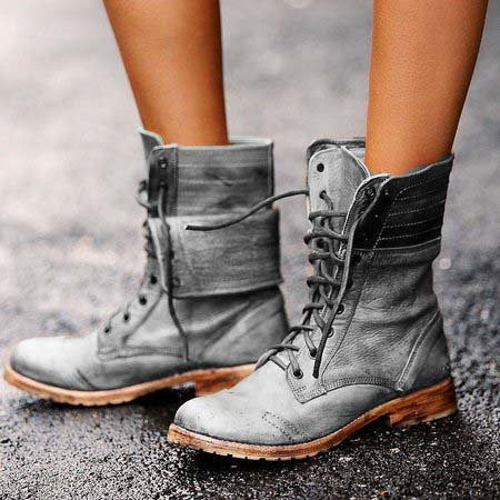Nadia - Women’s Vintage Lace-Up Boots