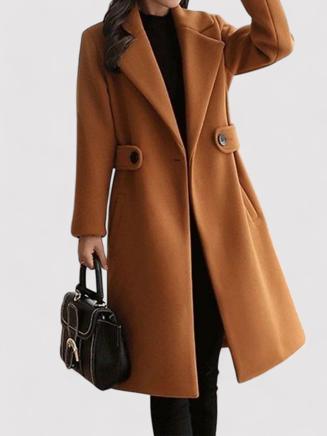 Alison - Winter Warm Coat with Belt