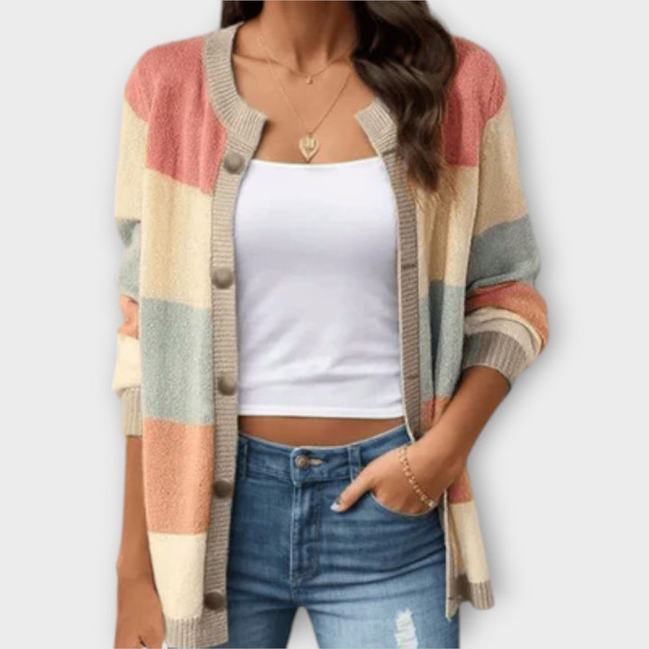 Verity - Striped Cardigan