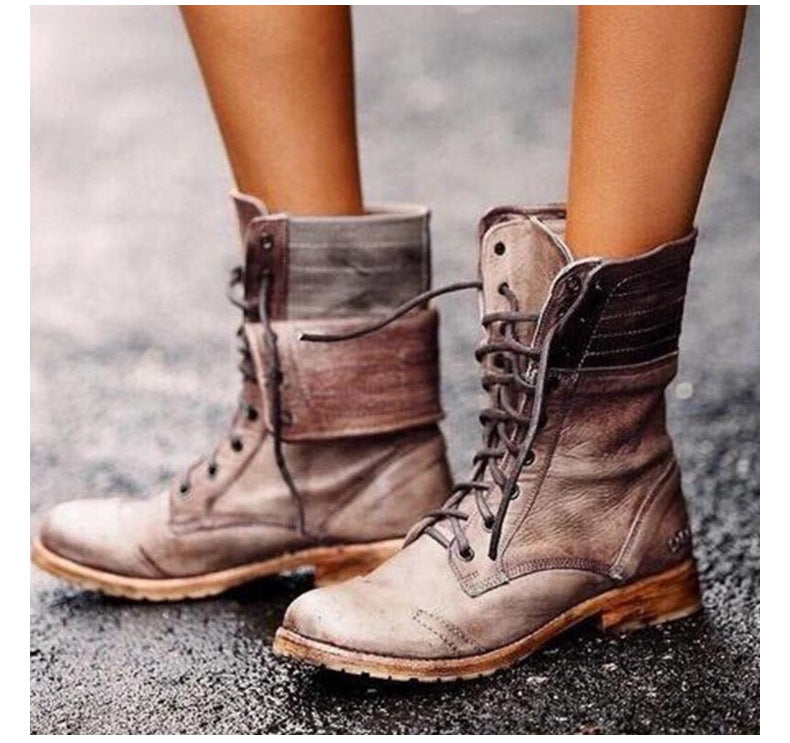 Nadia - Women’s Vintage Lace-Up Boots