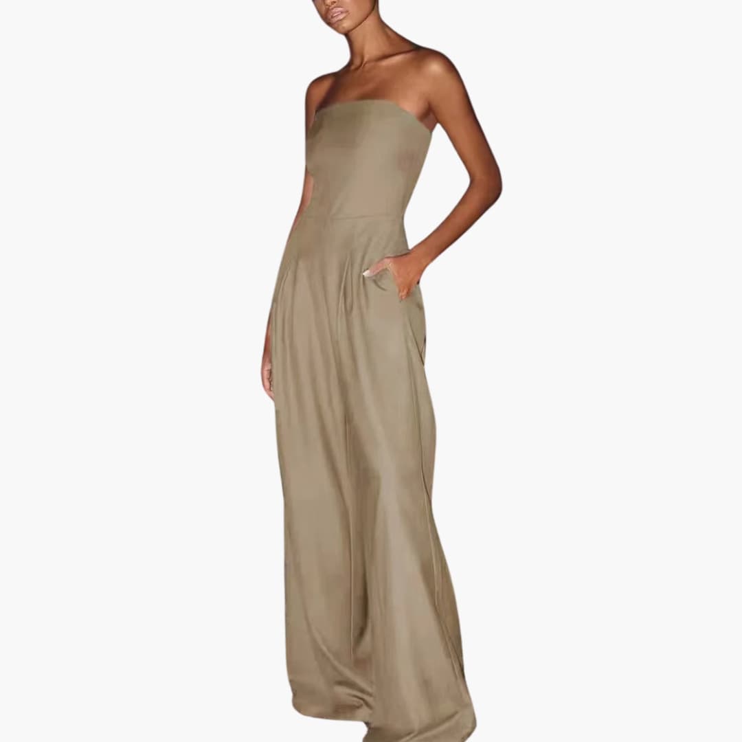 Nora - Backless Loose Leg Jumpsuit
