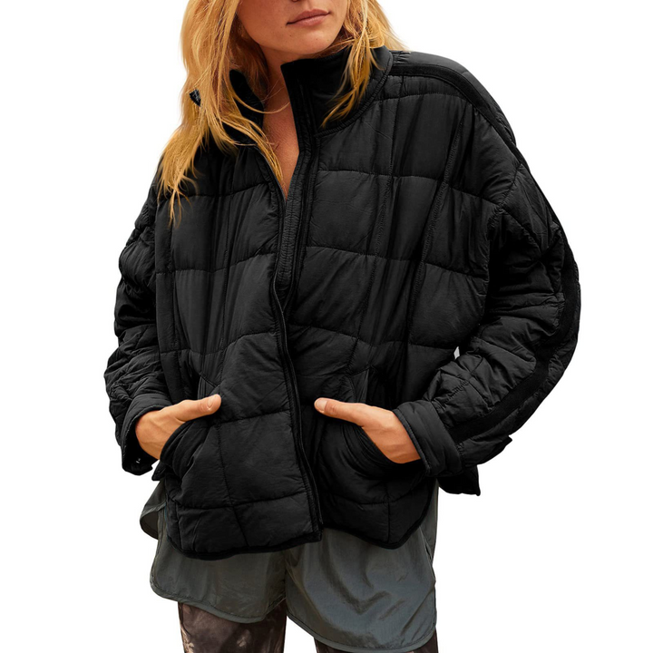 Charlotte - Lightweight Compact Zip Puffer Jacket
