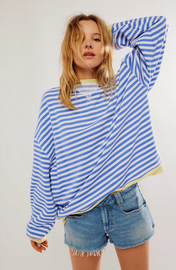 Odette - Striped Oversized Jumper