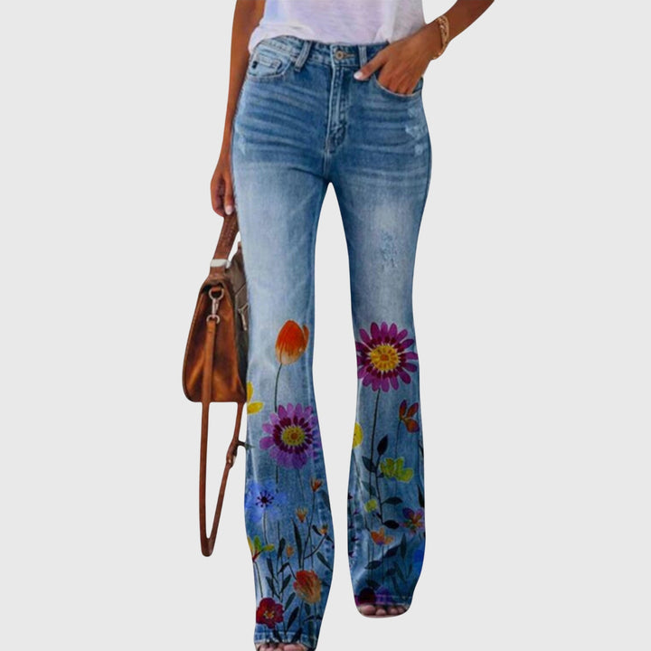 Evelina - Pants with Flowers