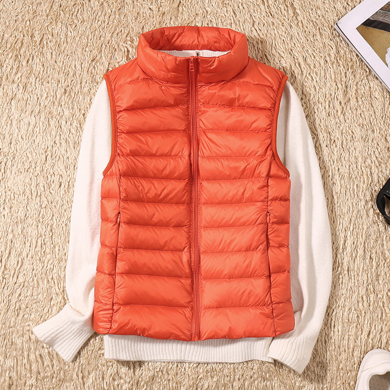 Wren - Waterproof Vest with White Duck Down