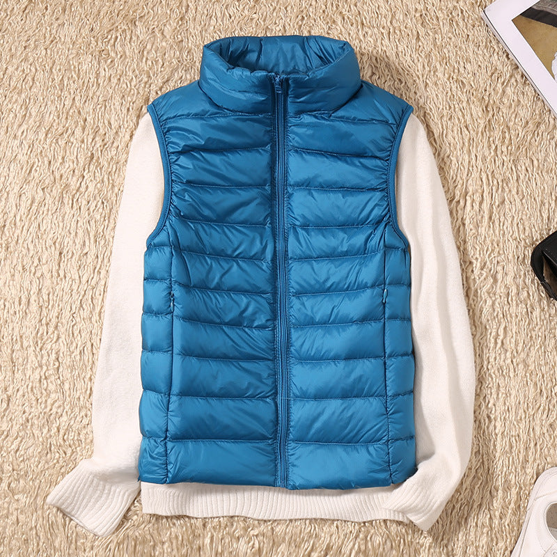 Wren - Waterproof Vest with White Duck Down