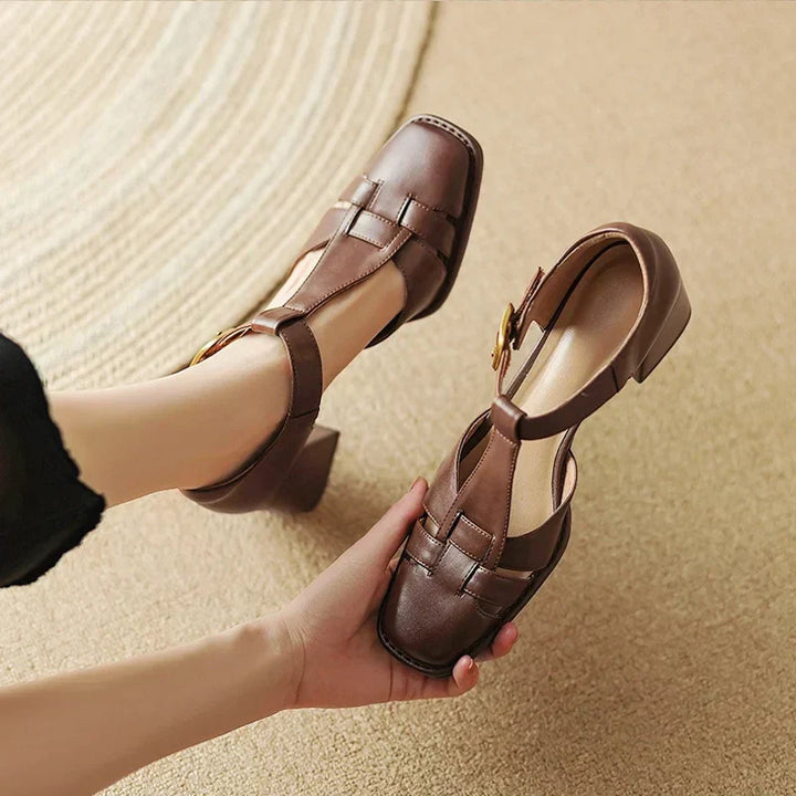 Giselle - Square Toe Sandals