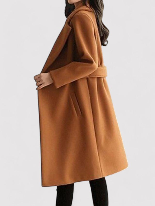 Alison - Winter Warm Coat with Belt