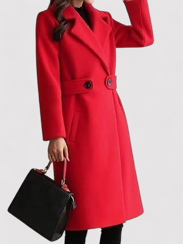 Alison - Winter Warm Coat with Belt