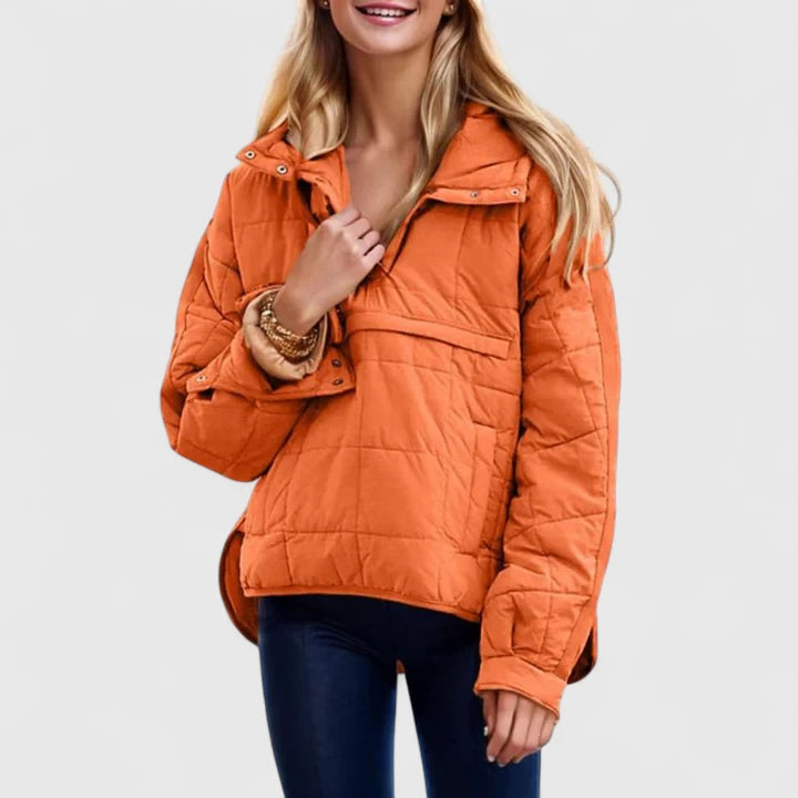Rachel - Waterproof Oversized Hooded Pullover Jacket
