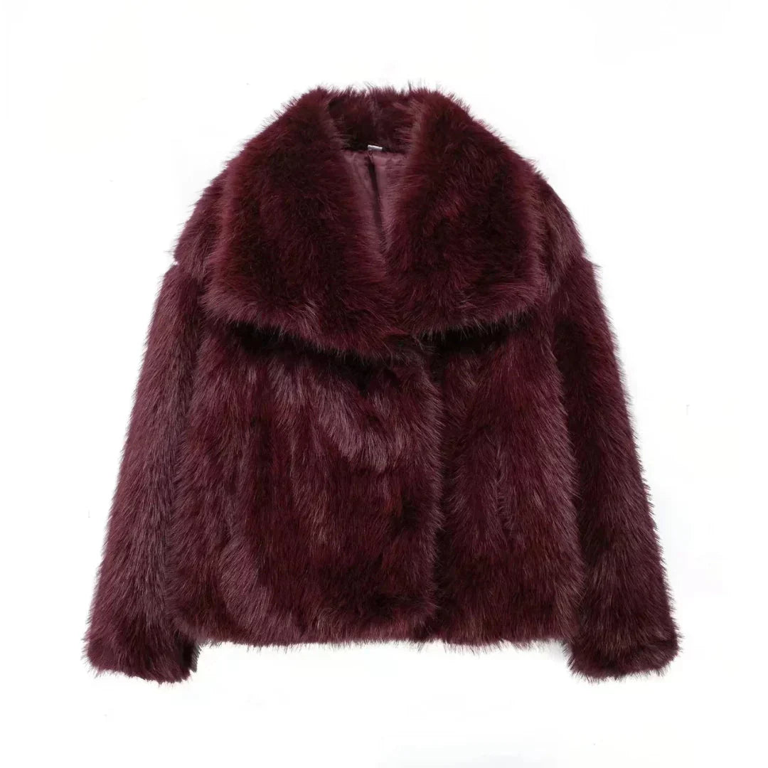 Maryam - Elegant Faux Fur Jacket