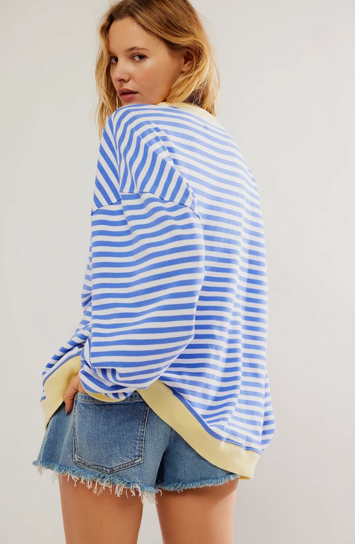Odette - Striped Oversized Jumper