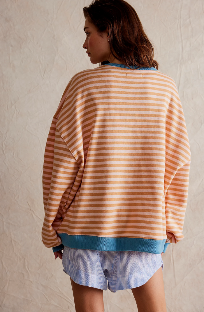 Odette - Striped Oversized Jumper