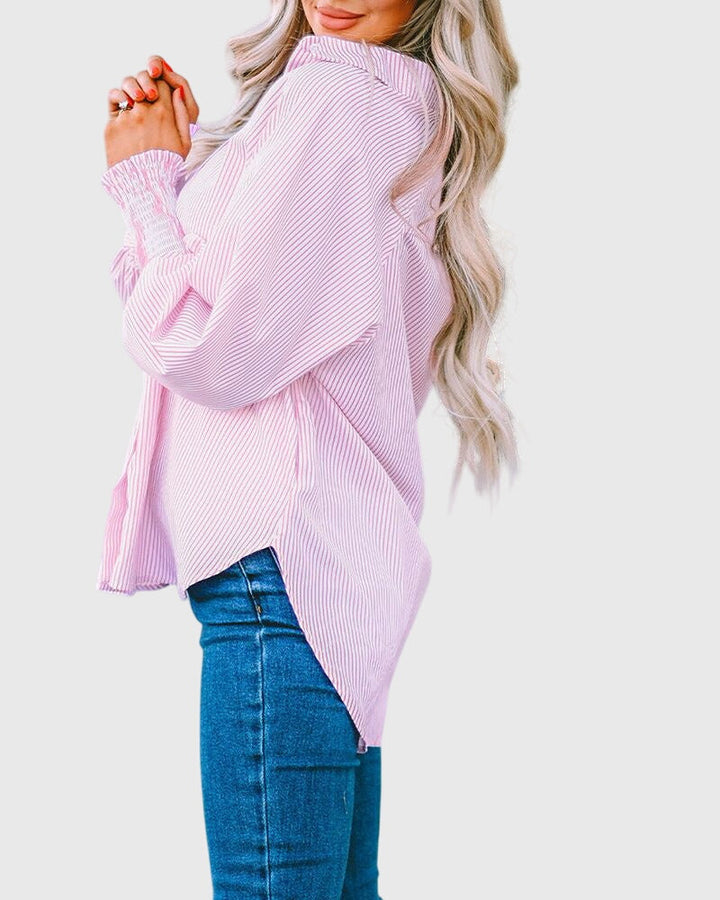 Harriet - Oversized Striped Shirt