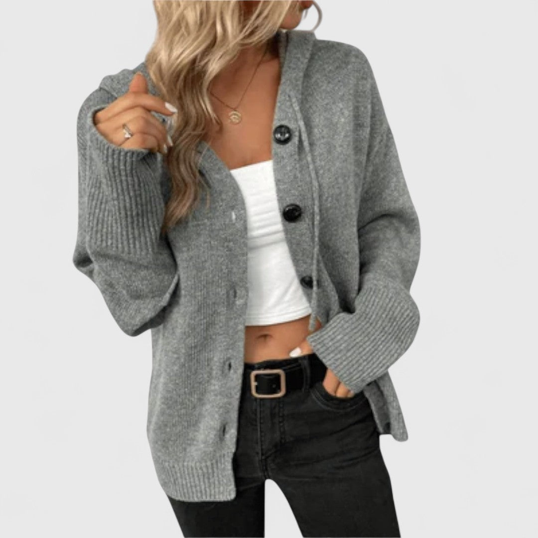 Theodora - Knitted Cardigan with Buttons