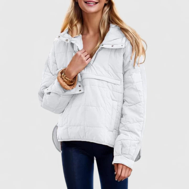 Rachel - Waterproof Oversized Hooded Pullover Jacket