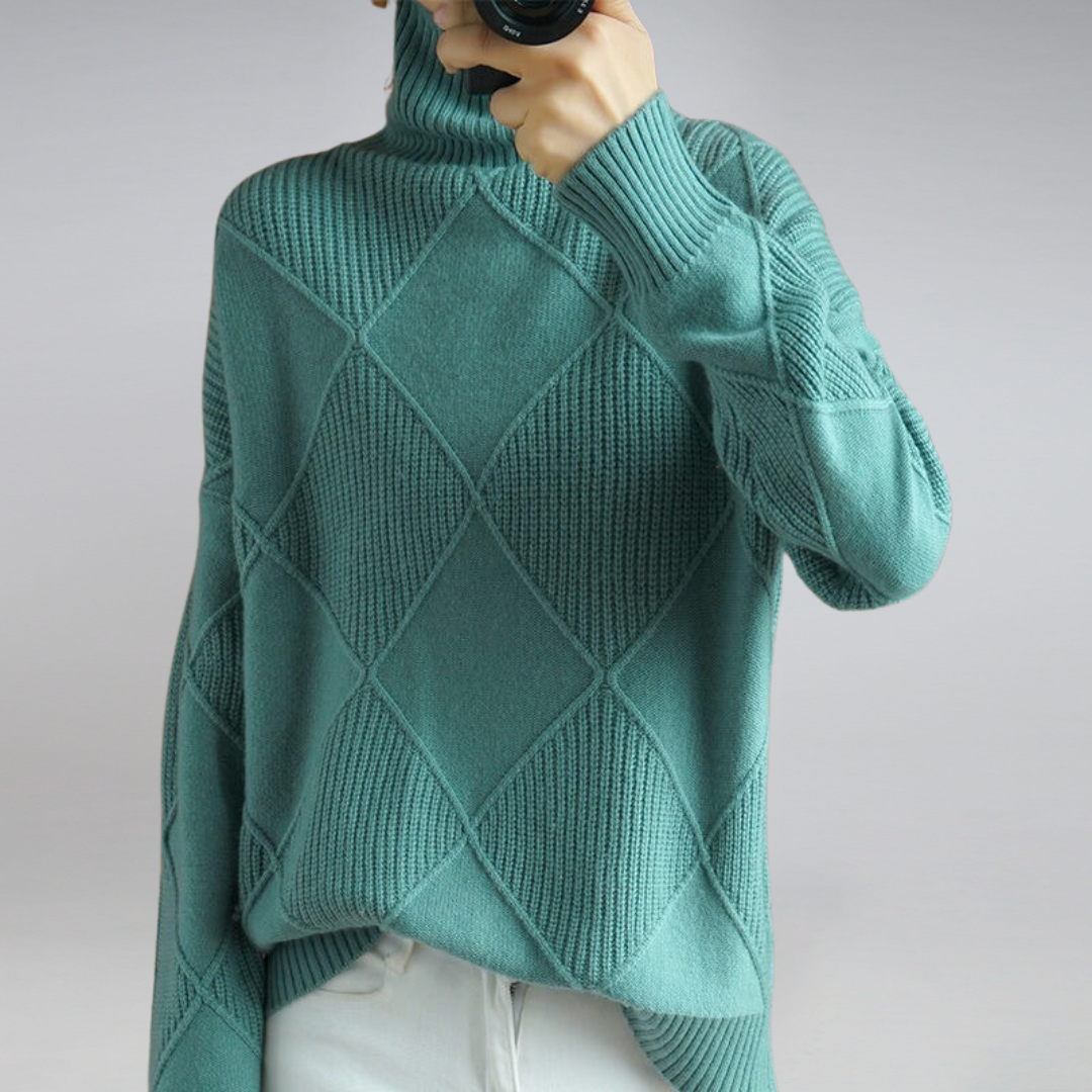 Elowen - Cosy Roll Neck Jumper