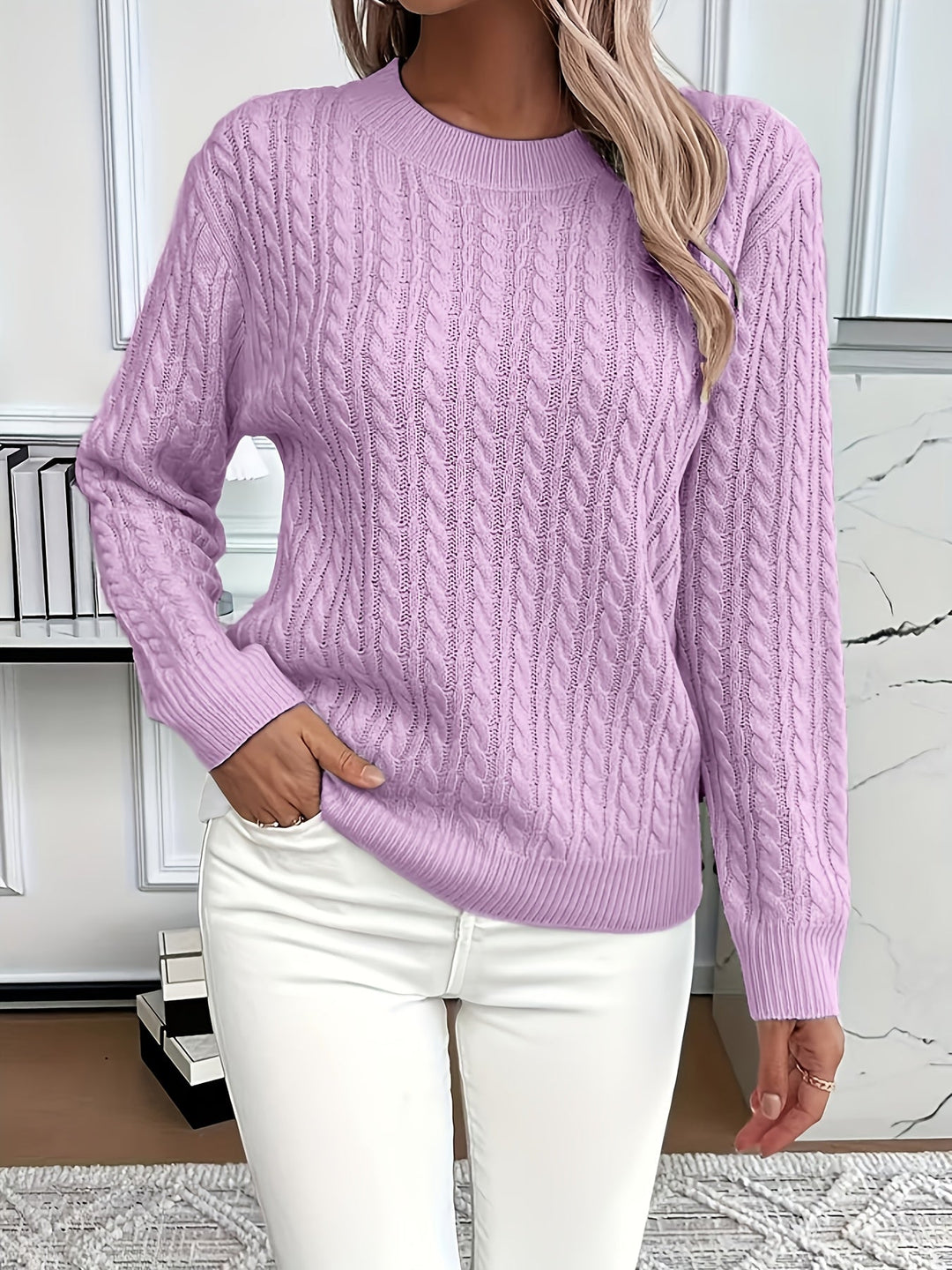 Esther - Casual Loose-Fit Round Neck Sweater