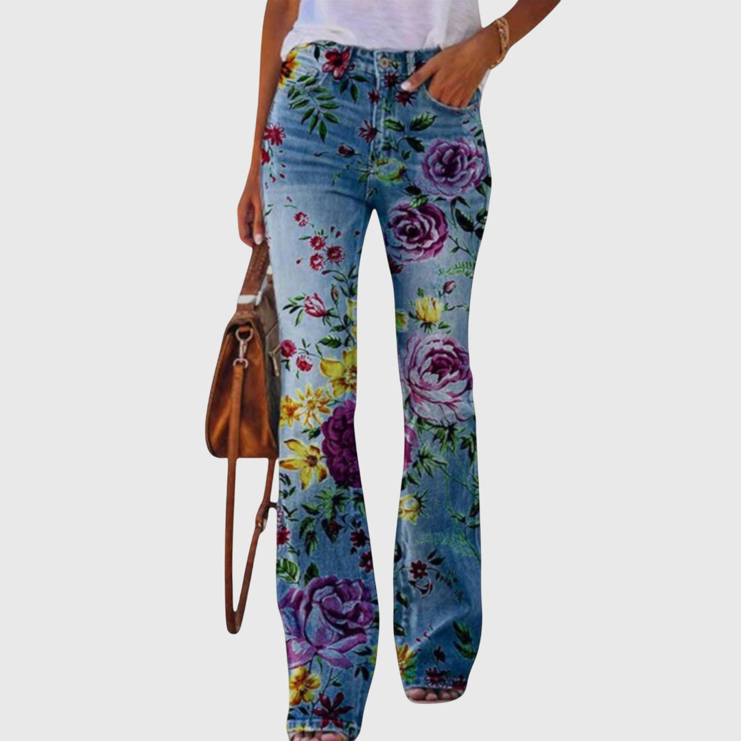 Evelina - Pants with Flowers