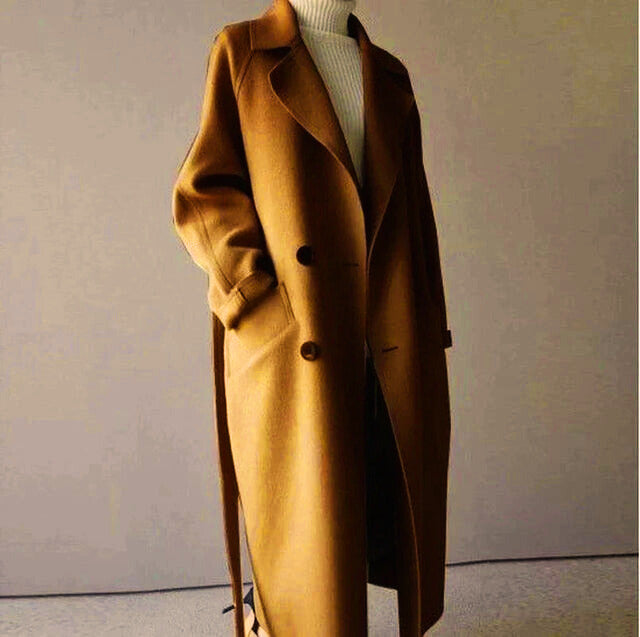 Theodora - Elegant Long Coat