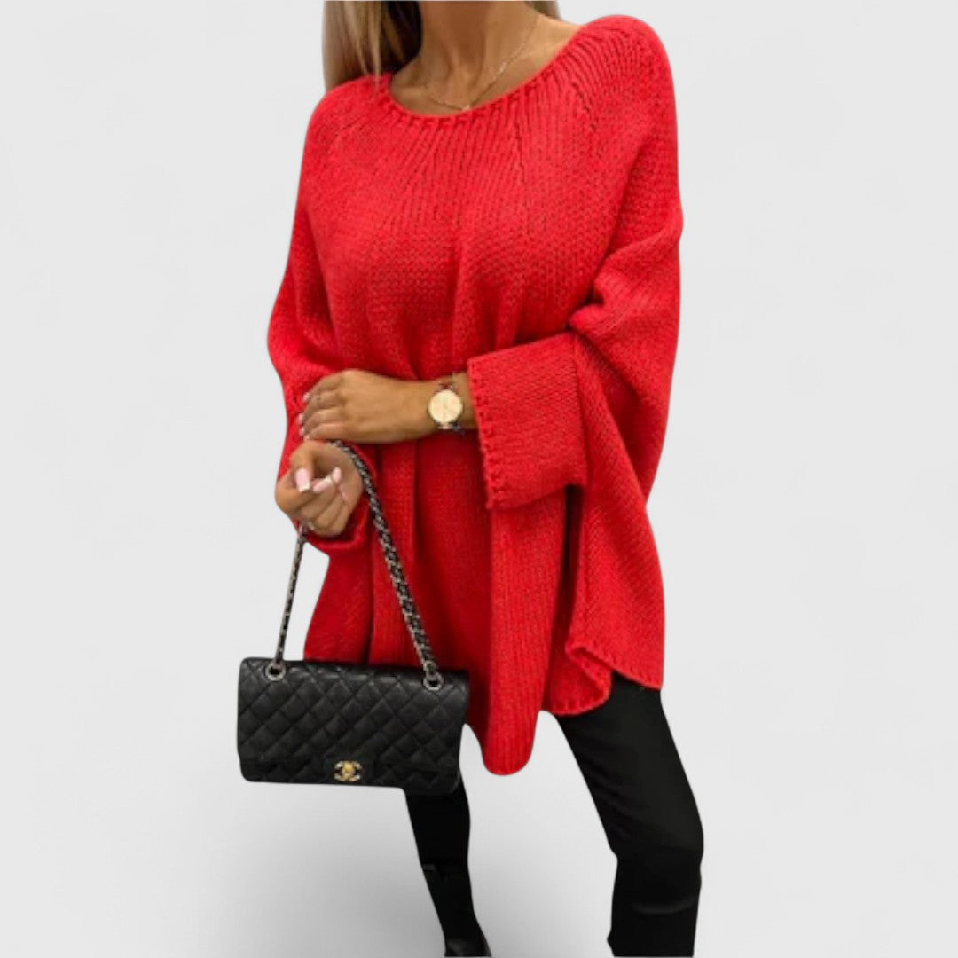 Anna - Stylish Women's Sweater with Round Neck