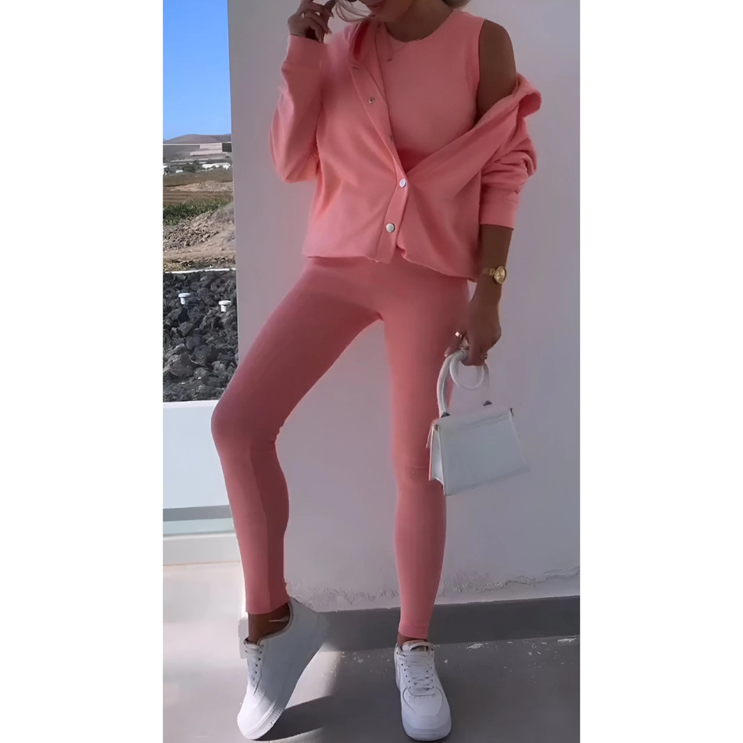 Serena - Women’s Three-Piece Lounge Set