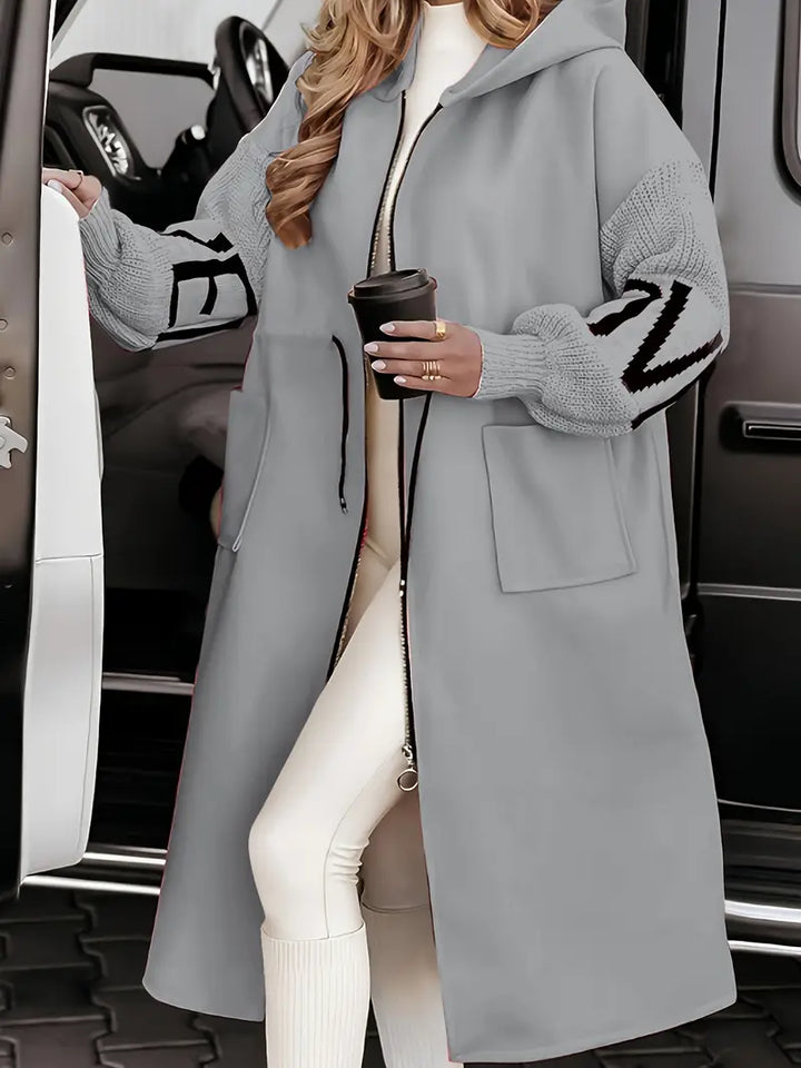 Gabriella - Elegant hooded coat