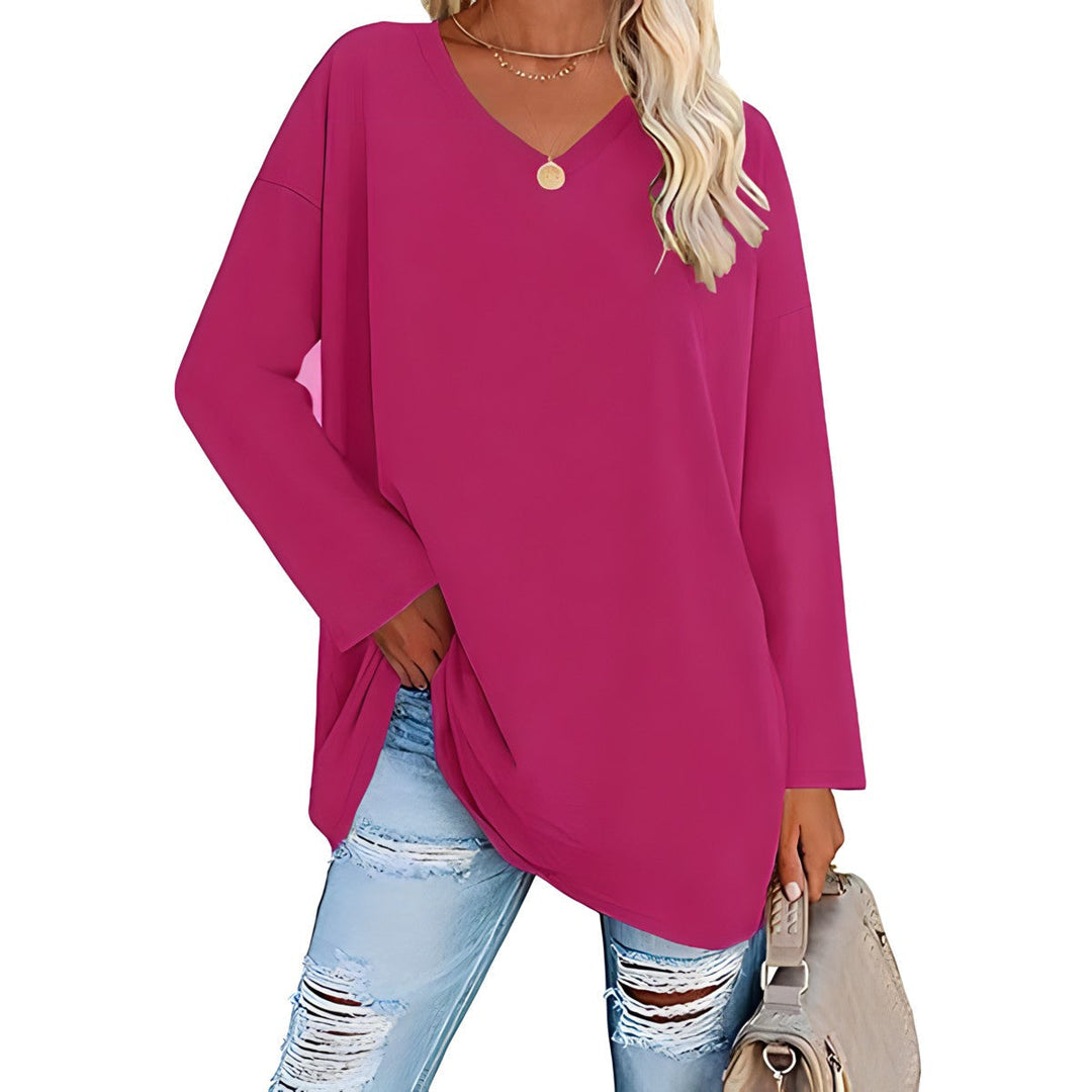 Yvette - Relaxed V-Neck Sweater