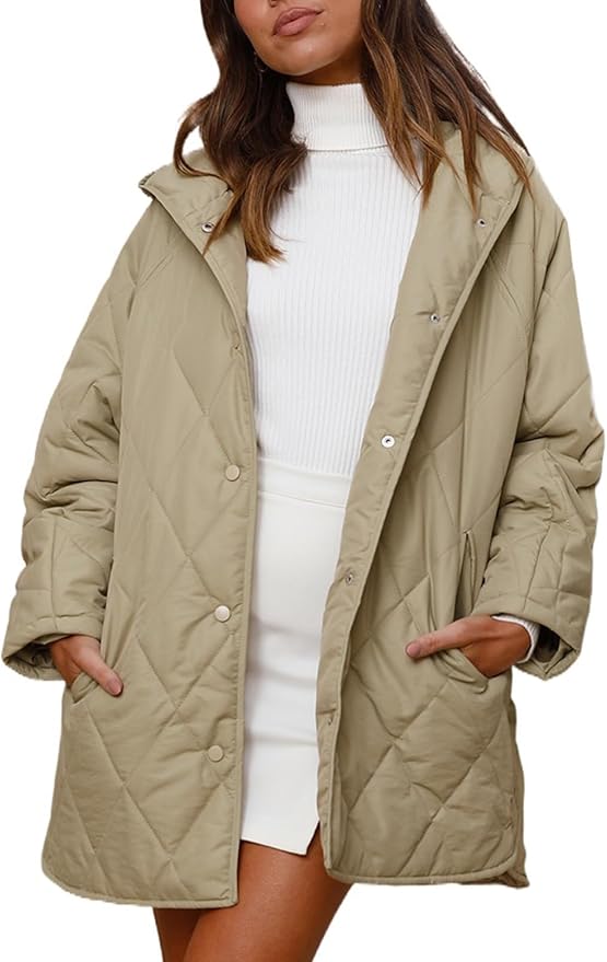 Francesca - Lightweight waterproof padded jacket with hood