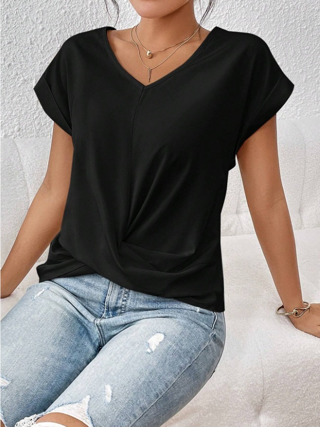 Harperlyn - Cozy V-Neck Casual Tee