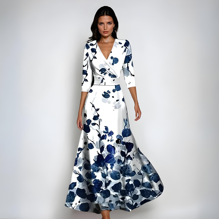 Ophelia - Sophisticated Floral Dress for Unshakeable Confidence