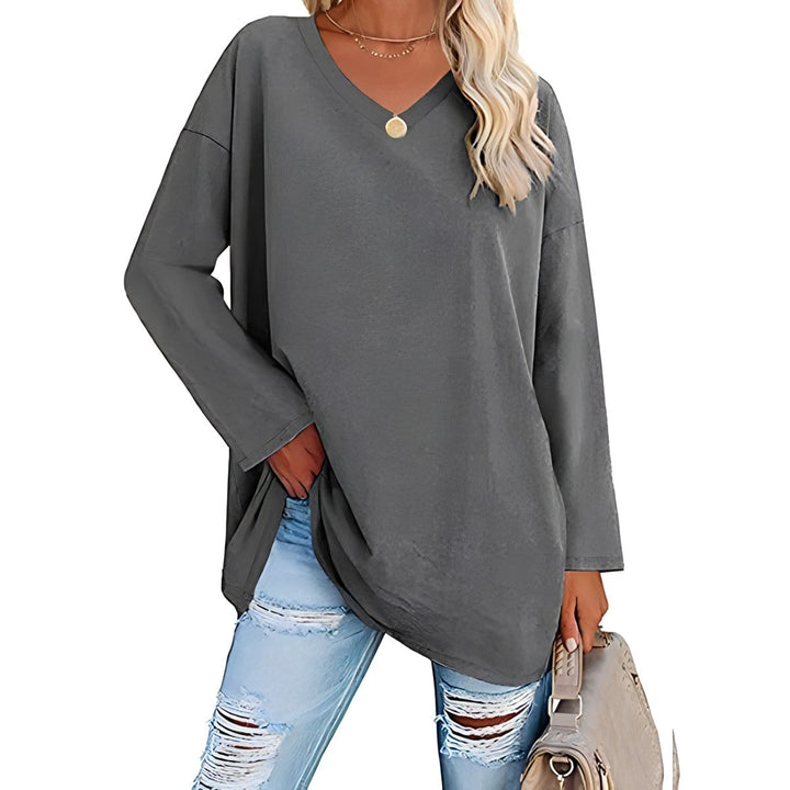 Yvette - Relaxed V-Neck Sweater