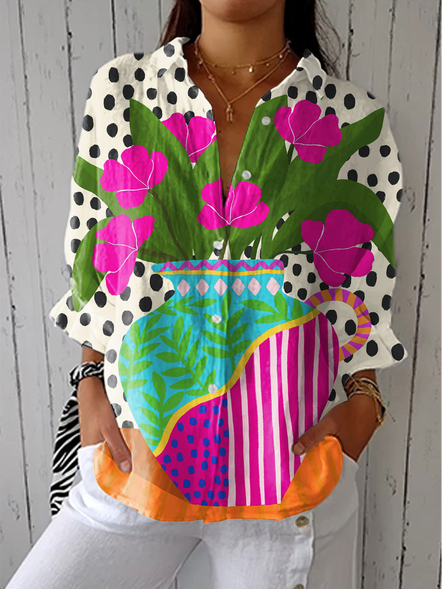 Jasmine - Blooming Vase Blouse