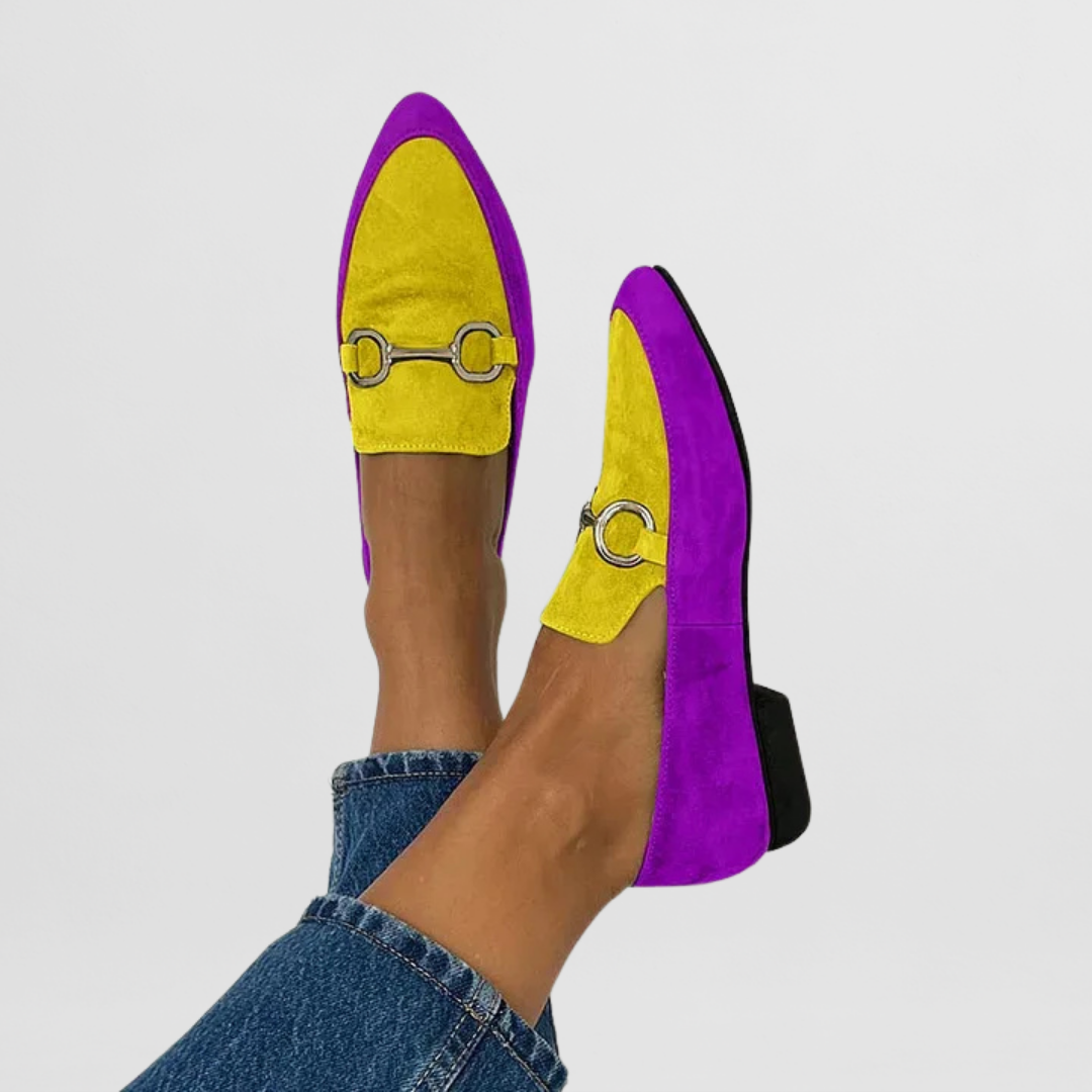 Rowena - Colourful Boho Moccasins