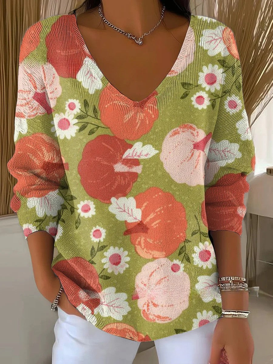 Anastasia – V-neck jumper