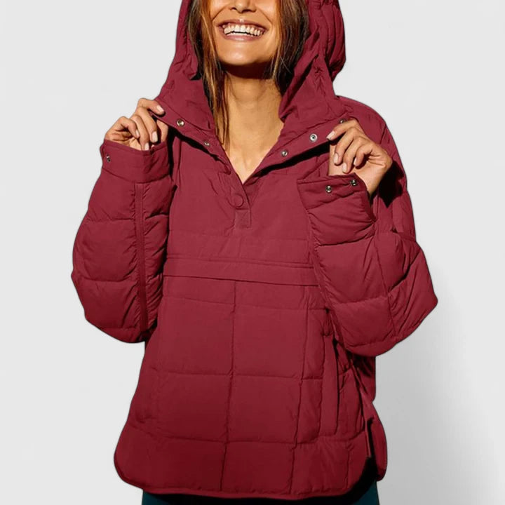 Rachel - Waterproof Oversized Hooded Pullover Jacket