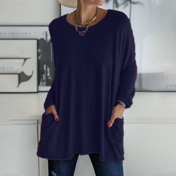 Bryony - Relaxed Long Sleeve Top