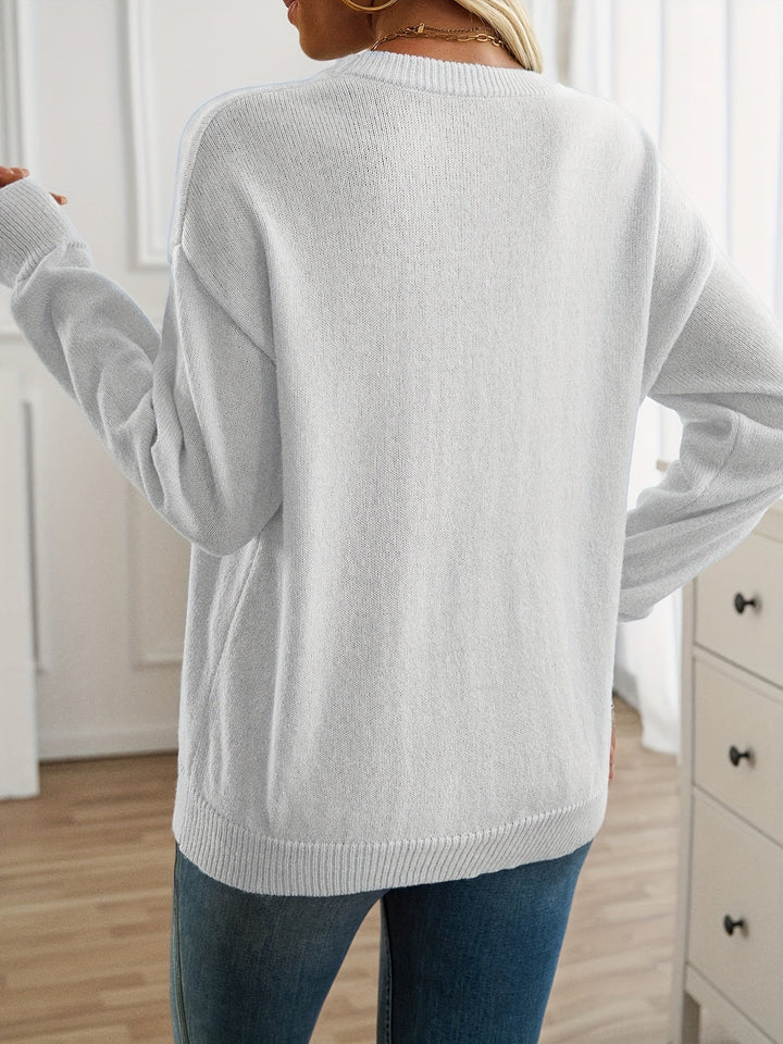 Edith - Long Sleeve Crew Neck Sweater