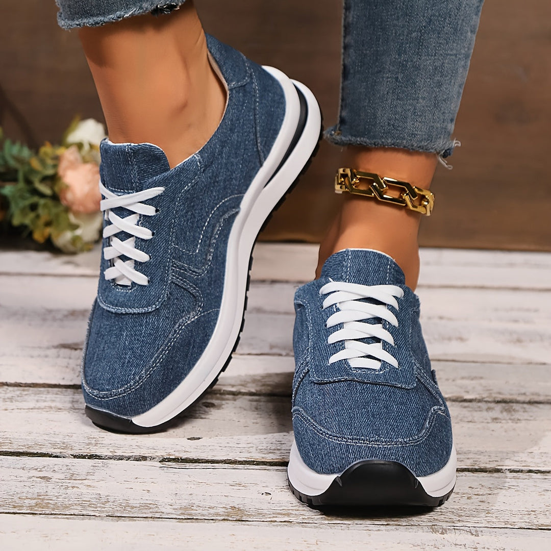 Isla - Orthopedic Denim Sneakers