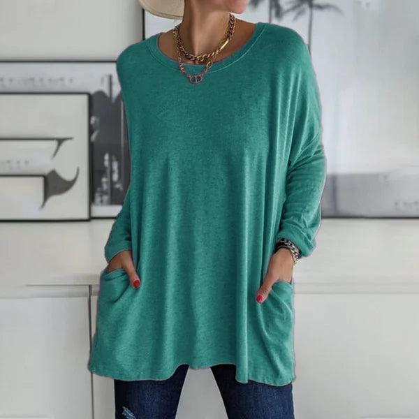 Bryony - Relaxed Long Sleeve Top