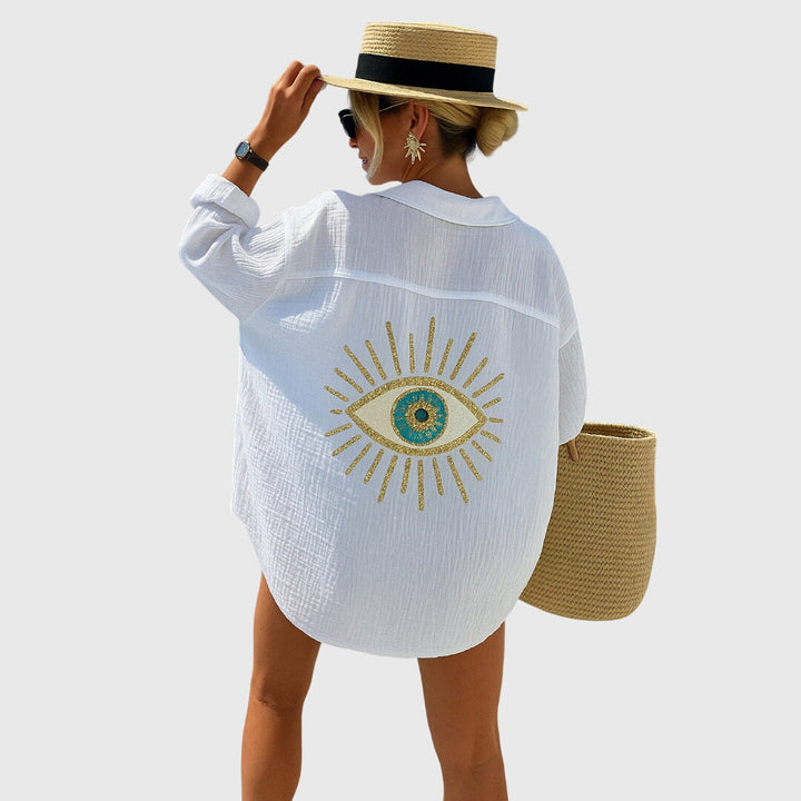 Maisie - Greek Eye Shirt