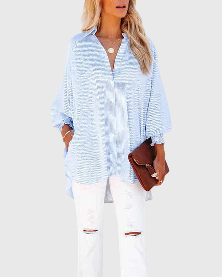 Harriet - Oversized Striped Shirt