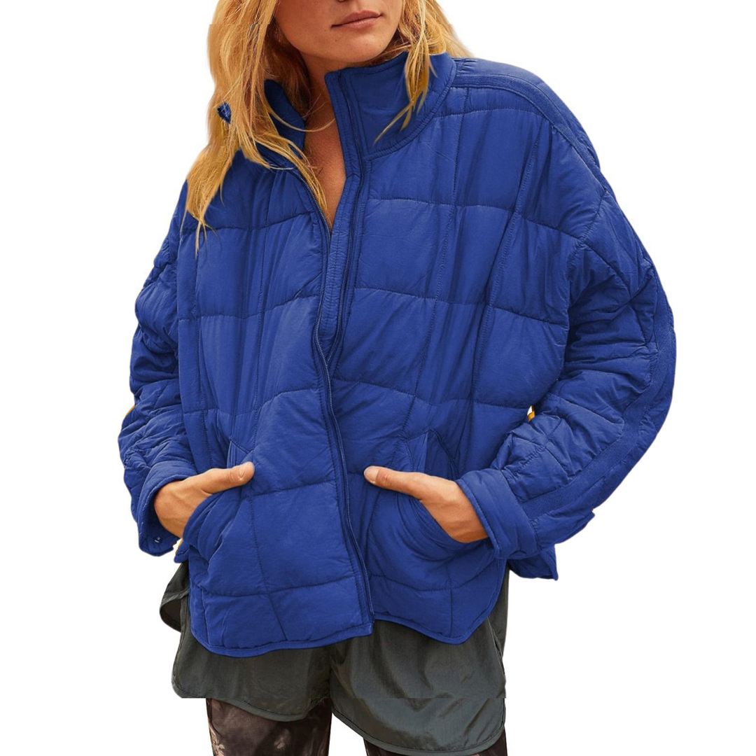 Charlotte - Lightweight Compact Zip Puffer Jacket