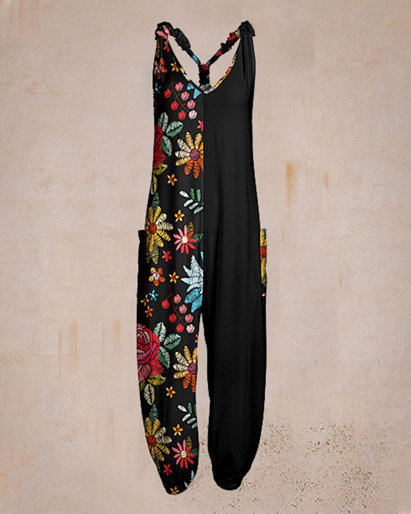 Juliet - Stylish Printed Casual Jumpsuit
