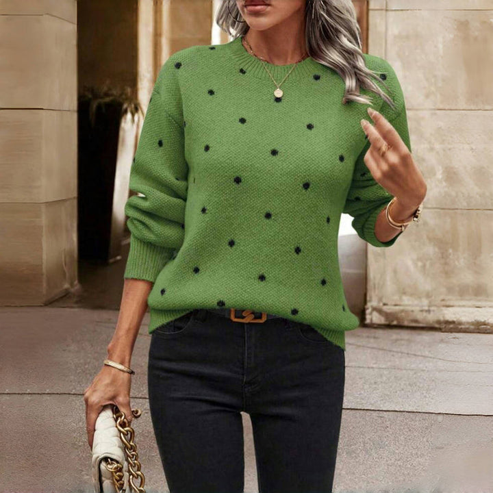 Margot - Elegant Polka Dot jumper