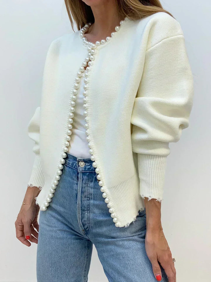 Pippa - Chic Pearl Cardigan