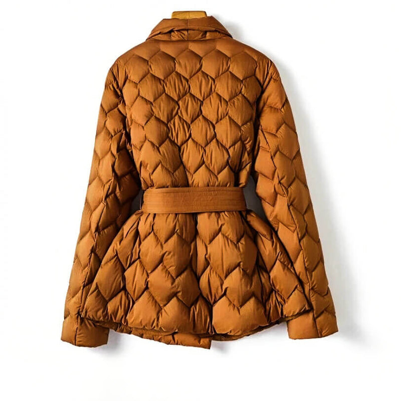 Dahlia - Stylish Quilted Down Coat